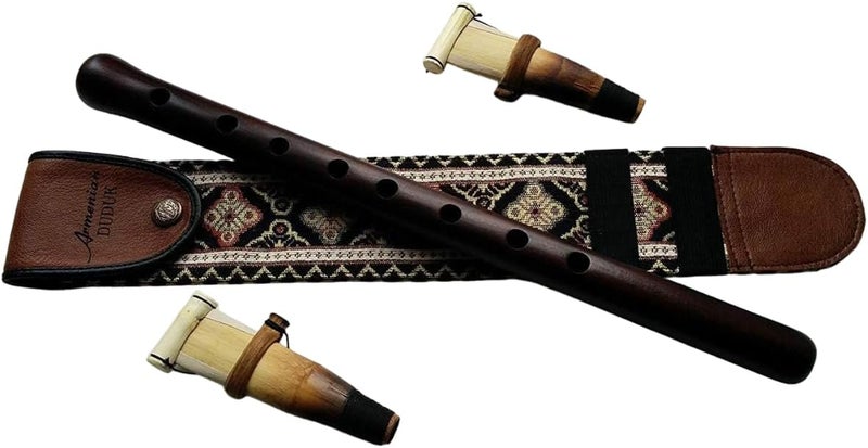 Theodoros Armenian Duduk, 2 Professional Reeds, Apricot Wooden Duduk, National Taraz Case, Playing Instruction - Image 2